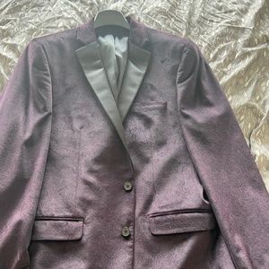 Men's Van Heusen Flex Slim-Fit Velvet Paisley Stretch Sport Coat 44L